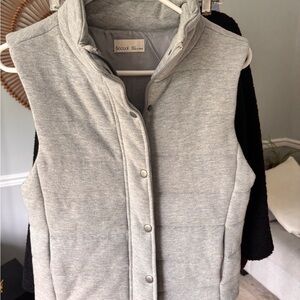 Becool Light Gray Quilted Vest